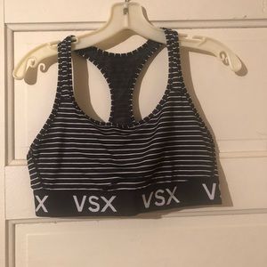 WUC Victoria’s Secret striped sports bra